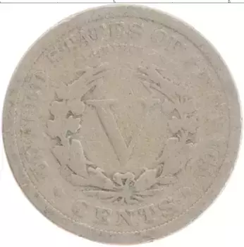 Монета 5 центов Америки 1911 года Медно-никель