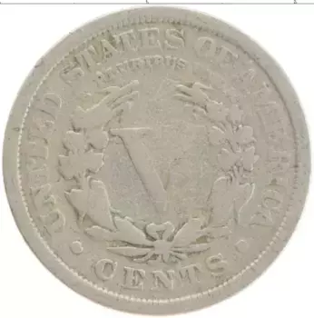 Монета 5 центов Америки 1912 года Медно-никель