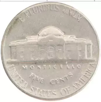 Монета 5 центов Америки 1970 года Медно-никель Томас Джефферсон