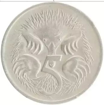 Монета 5 центов Австралии 1970 года Медно-никель Елизавета II