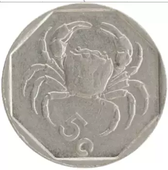 Монета 5 центов Мальты 1991 года Медно-никель