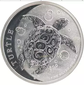 Монета 5 долларов Ниуэ 2024 года Серебро Карл III