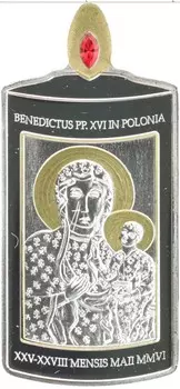 Монета 5 долларов Островов Кука 2005 года Серебро Елизавета II