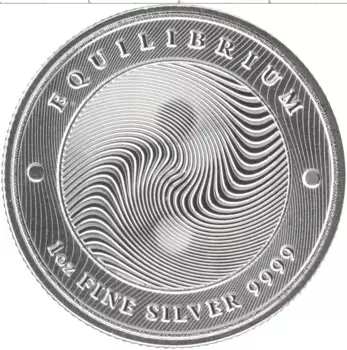 Монета 5 долларов Токелау 2021 года Серебро Эквилибриум