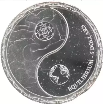 Монета 5 долларов Токелау 2022 года Серебро Елизавета II