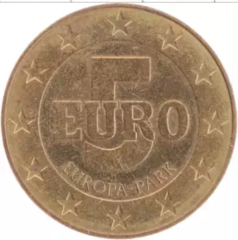 Монета 5 евро Германии Латунь Токен