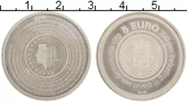 Монета 5 евро Нидерланд 2006 года Серебро 200 лет сбора налогов