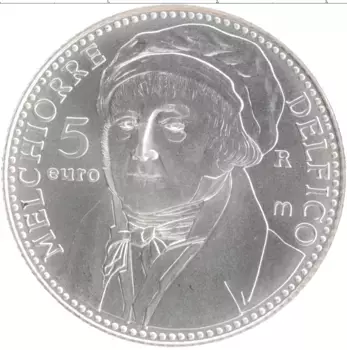 Монета 5 евро Сан-Марино 2006 года Серебро Мельхиоре Дельфико