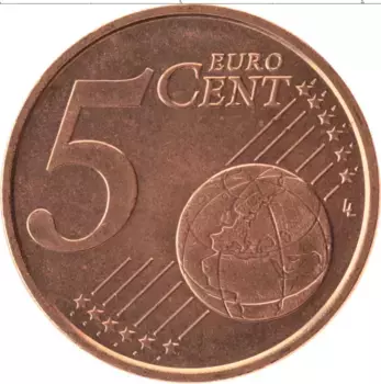 Монета 5 евроцентов Сан-Марино 2006 года Бронза Башня Гуаита