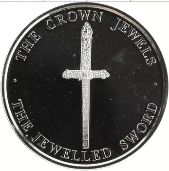 Монета 5 крон Теркc и Кайкоса 2004 года Медно-никель Елизавета II