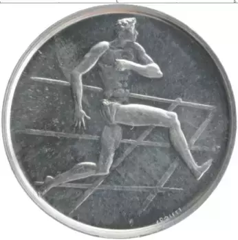 Монета 5 лир Сан-Марино 1980 года Алюминий Олимпийские игры 1980