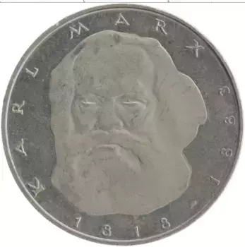 Монета 5 марок ФРГ 1983 года Медно-никель J