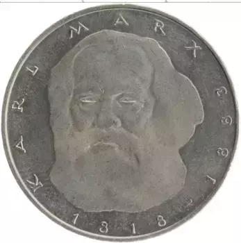 Монета 5 марок ФРГ 1983 года Медно-никель J