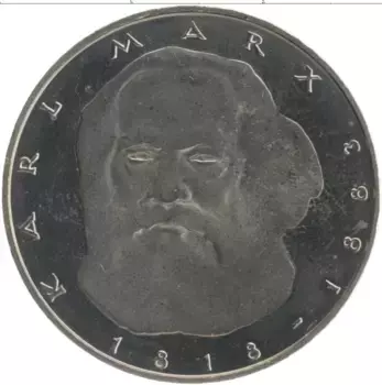 Монета 5 марок ФРГ 1983 года Медно-никель J