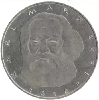Монета 5 марок ФРГ 1983 года Медно-никель J
