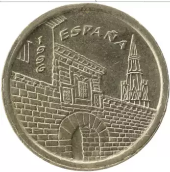 Монета 5 песет Испании 1996 года Латунь Ла-Риоха