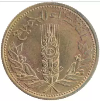 Монета 5 пиастров Сирии 1971 года Бронза ФАО