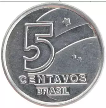 Монета 5 сентаво Бразилии 1989 года Сталь Профессии