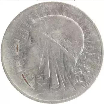 Монета 5 злотых Польши 1932 года Серебро Ядвига