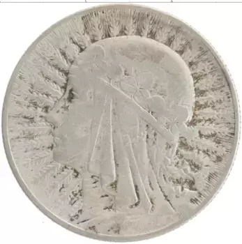 Монета 5 злотых Польши 1932 года Серебро Ядвига