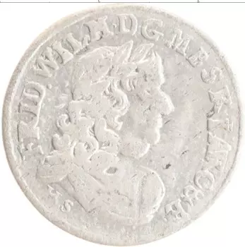 Монета 6 грошей Пруссии Серебро Фридрих Вильгельм