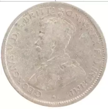 Монета 6 пенсов Австралии 1926 года Серебро Георг V