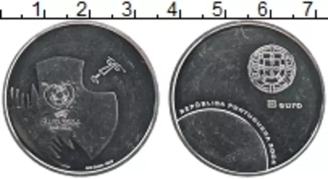 Монета 8 евро Португалии 2004 года Серебро Серебро 925