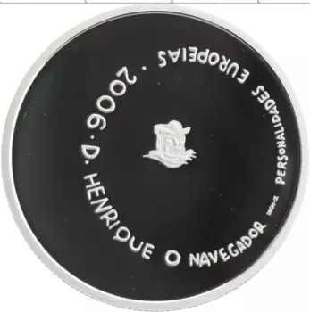 Монета 8 евро Португалии 2006 года Серебро Генрих Мореплаватель
