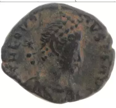 Монета АЕ Древнего Рима Медь Феодосий I 379-395 гг