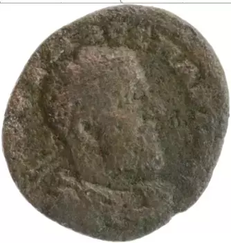 Монета АЕ Древнего Рима Медь Макрин 217-218 гг
