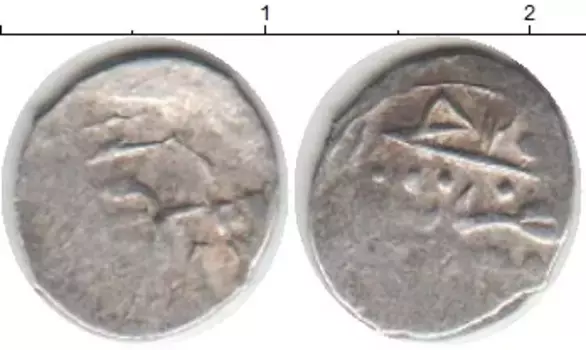Монета акче Азербайджана 1532 года Серебро Шемаха
