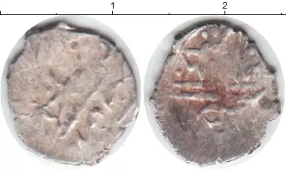 Монета акче Азербайджана 1532 года Серебро Шемаха