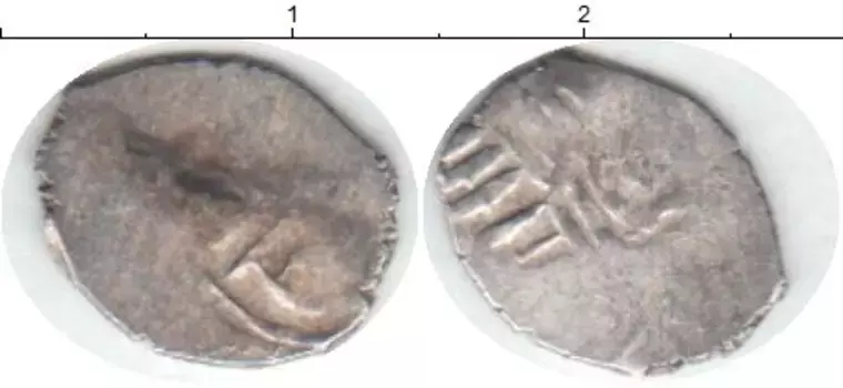 Монета акче Азербайджана 1532 года Серебро Шемаха