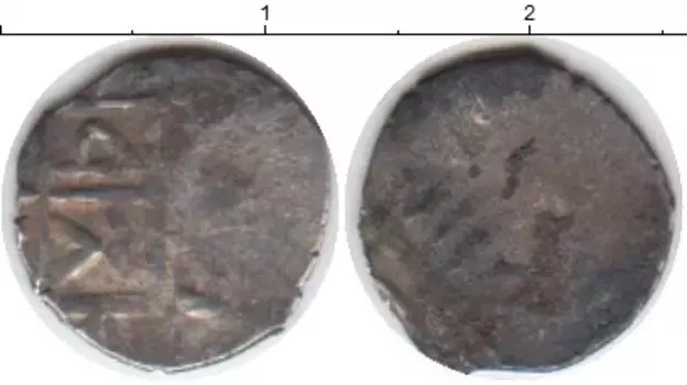 Монета акче Азербайджана 1532 года Серебро Шемаха