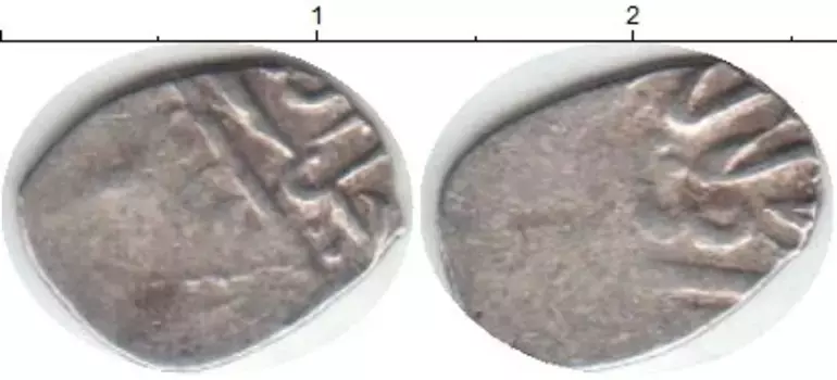 Монета акче Азербайджана 1532 года Серебро Шемаха
