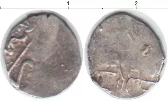 Монета акче Азербайджана 1532 года Серебро Шемаха