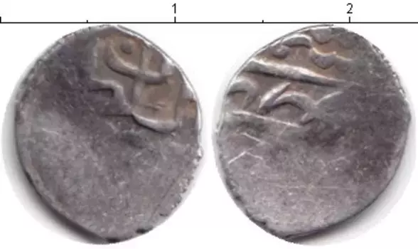 Монета акче Азербайджана 1532 года Серебро Шемаха
