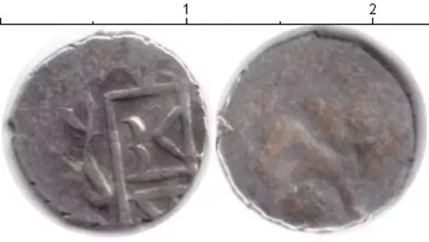 Монета акче Азербайджана 1532 года Серебро Шемаха