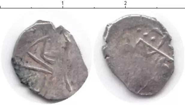 Монета акче Азербайджана 1532 года Серебро Шемаха