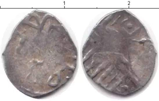 Монета акче Азербайджана 1532 года Серебро Шемаха