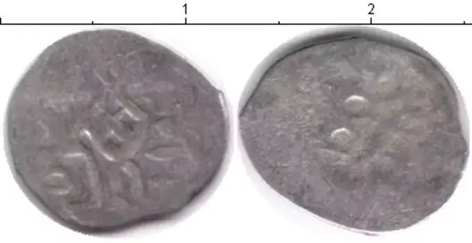 Монета акче Азербайджана 1532 года Серебро Шемаха