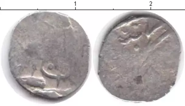 Монета акче Азербайджана 1532 года Серебро Шемаха