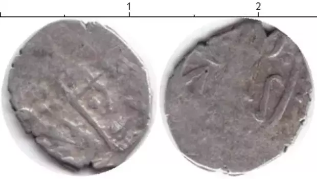 Монета акче Азербайджана 1532 года Серебро Шемаха