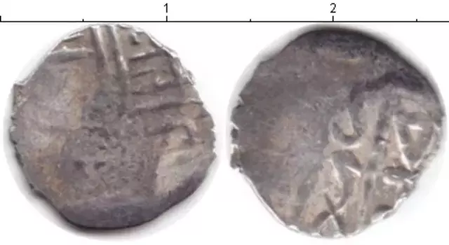 Монета акче Азербайджана 1532 года Серебро Шемаха