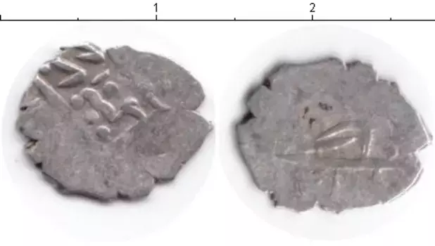 Монета акче Азербайджана 1532 года Серебро Шемаха