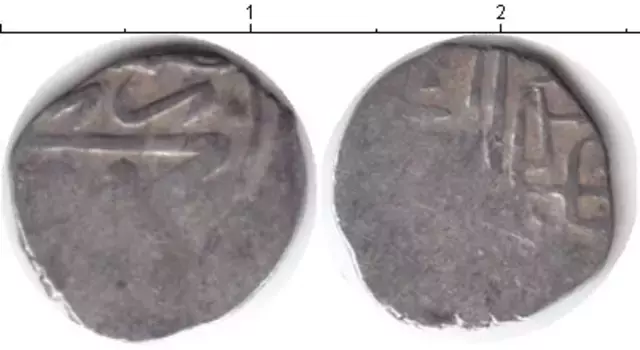 Монета акче Азербайджана 1532 года Серебро Шемаха