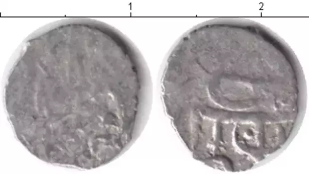 Монета акче Азербайджана 1532 года Серебро Шемаха