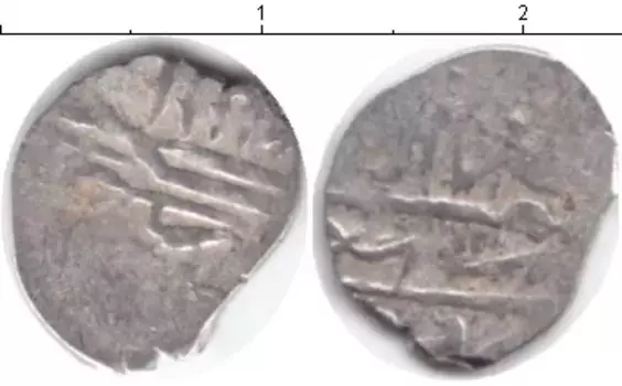 Монета акче Азербайджана 1532 года Серебро Шемаха