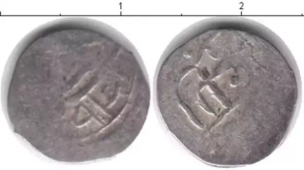 Монета акче Азербайджана 1532 года Серебро Шемаха