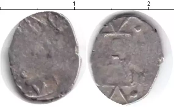 Монета акче Азербайджана 1532 года Серебро Шемаха